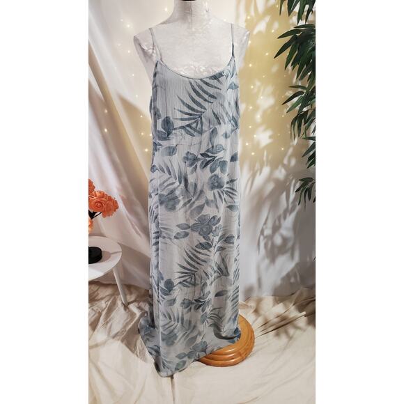 Vtg Jones New York 100% Silk Tropical Floral Maxi Dress Jacket 2 Pc Set Size 14 - Picture 3 of 10